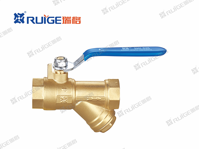 124 filter ball valve (chrome plated, natural color)